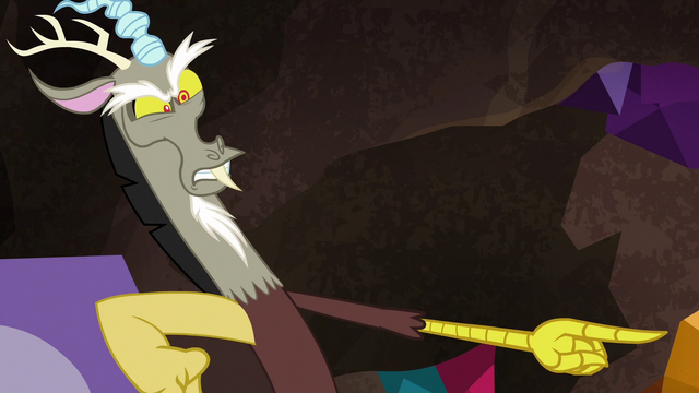 File:Discord points his claw menacingly at Garbunkle S6E17.png