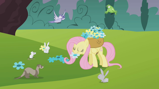 File:Fluttershy noms flower S01E10.png