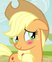 Applejack blush S02E14