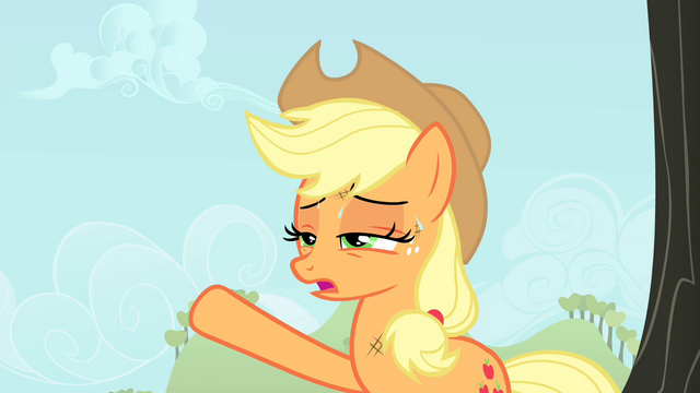 File:Applejack sweating S4E13.png