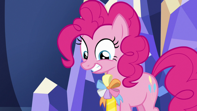 File:Pinkie Pie wearing an ambassadorship ribbon S7E11.png