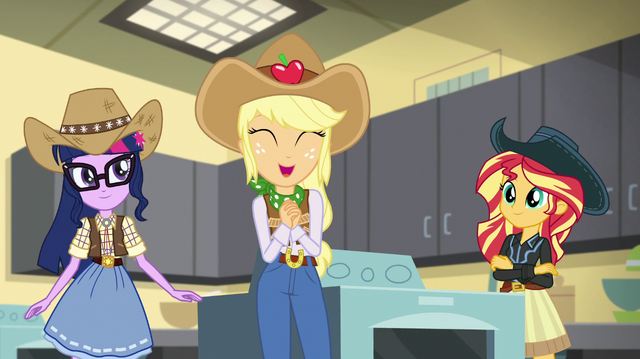 File:Applejack "bakin' some apple fritters!" EGS1.png