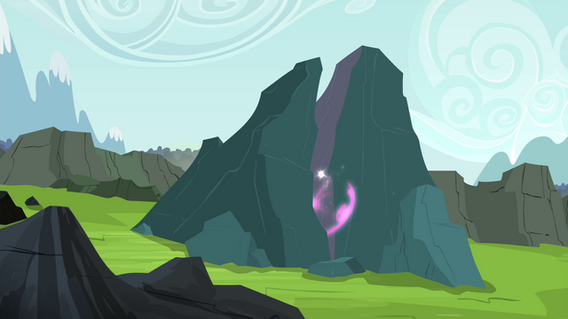 File:Twilight teleports at a rock S4E26.png