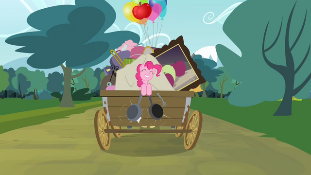 File:Pinkie Pie singing with pans hitting each other S4E09.png