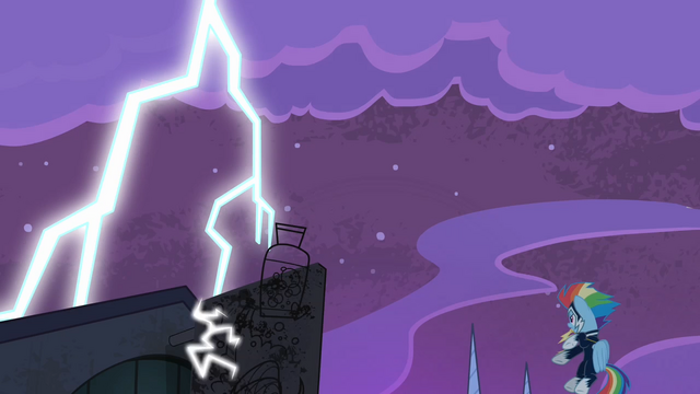 File:Rainbow sees neon sign destroyed by the lightning bolt S4E06.png