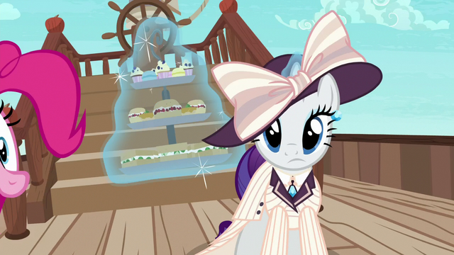 File:Elegant Rarity staring straight at Applejack S6E22.png