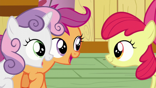 File:Scootaloo and Sweetie Belle "Sure am!" S6E4.png
