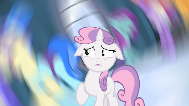 File:Sweetie Belle in a spiraling nightmare S4E19.png