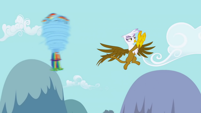 File:Gilda near spinning Rainbow Dash S1E5.png