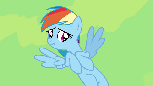 File:Rainbow Dash hesitating S4E04.png