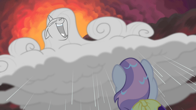 File:Sweetie sees Rarity-cloud laughing maniacally S4E19.png