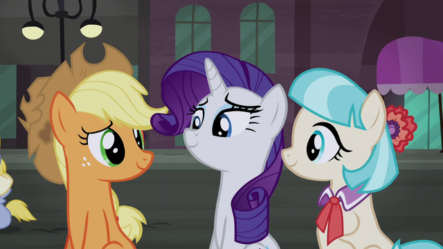 File:AJ, Rarity, and Coco proud S5E16.png