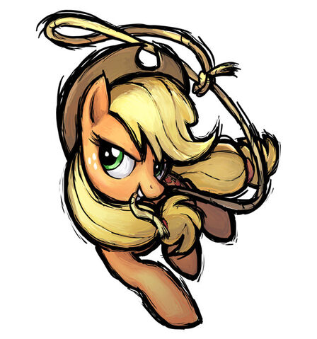 File:FANMADE Applejack character art no background Fighting is Magic.jpg