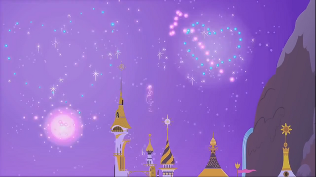 File:Fireworks in the night skies of Canterlot S1E26.png