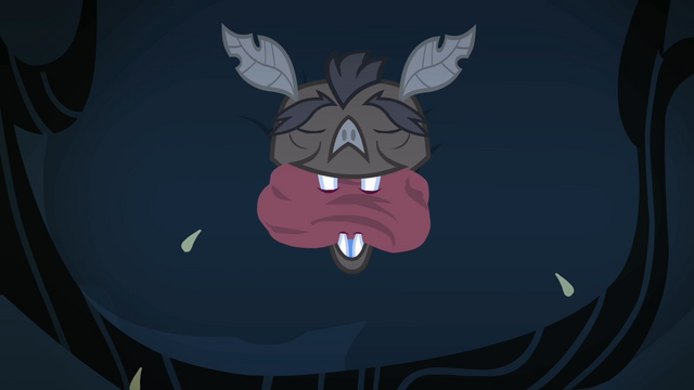 File:Bat emerges from the tree biting on an apple S4E07.png