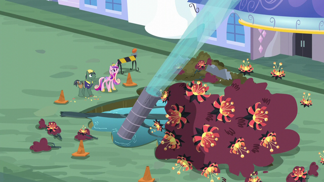 File:Cadance next to the burst water main S5E10.png