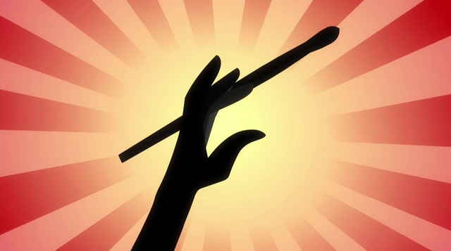 File:Abstract Pinkie Pie hand twirling drumstick EG2.png