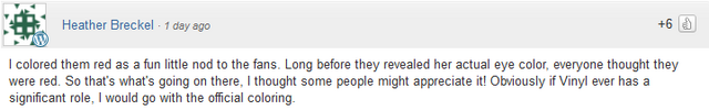 File:Heather Breckel stating her reasoning for coloring DJ Pon3's eyes red.png