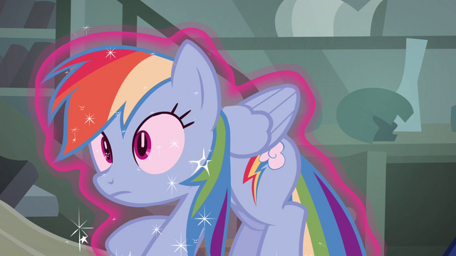 File:Rainbow Dash being lifted with magic S4E04.png
