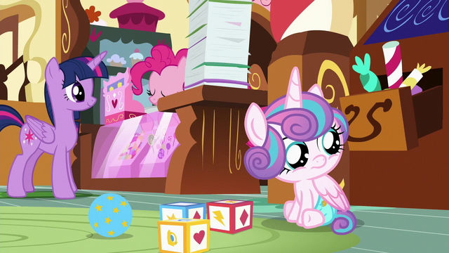 File:Flurry Heart watches the Cake twins fight S7E3.png
