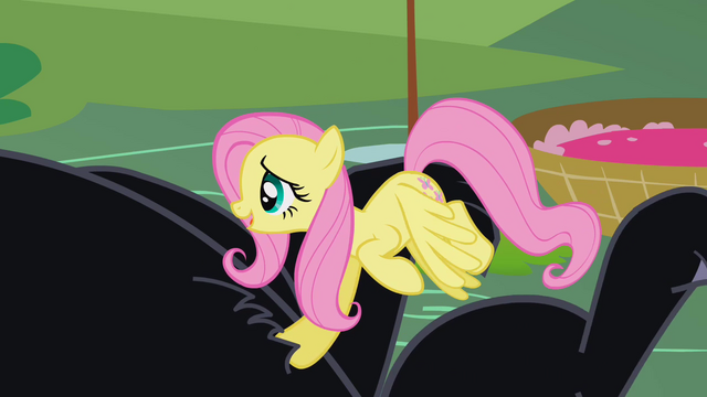 File:Fluttershy with Cerberus S2E20.png