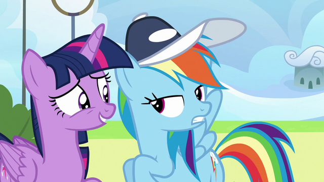 File:Rainbow starting to get annoyed by Sky Stinger S6E24.png
