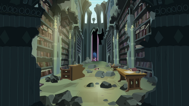 File:Twilight and Spike sees the library S4E03.png