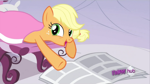 File:Applejack reading S2E23.png