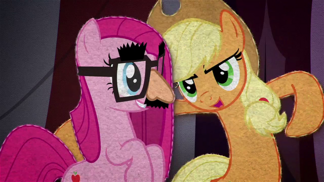 File:Applejack encouraging Pinkie Pie BFHHS4.png