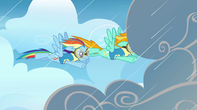 File:Lightning and Rainbow going through the rainclouds S3E07.png