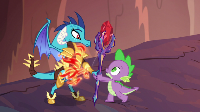 File:Spike gives Ember the bloodstone scepter S6E5.png