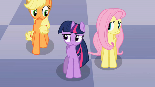 File:Applejack, Twilight and Fluttershy discussing Discord's riddle S2E1.png