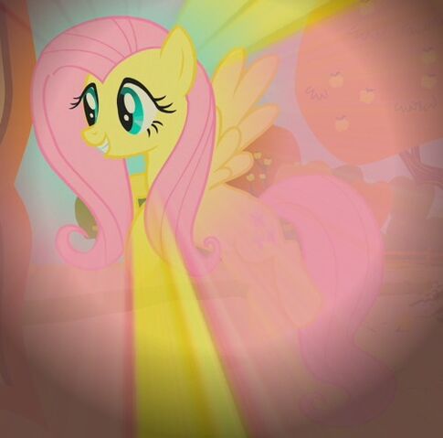 File:FANMADE Fluttershy smiling effect.jpg