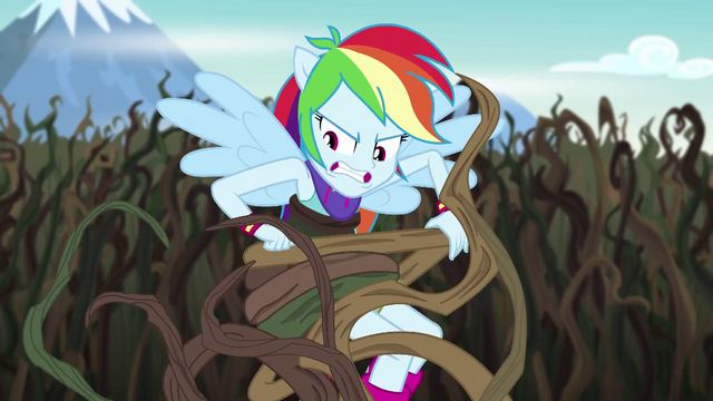 File:Rainbow Dash wrestling with bramble vines EG4.png