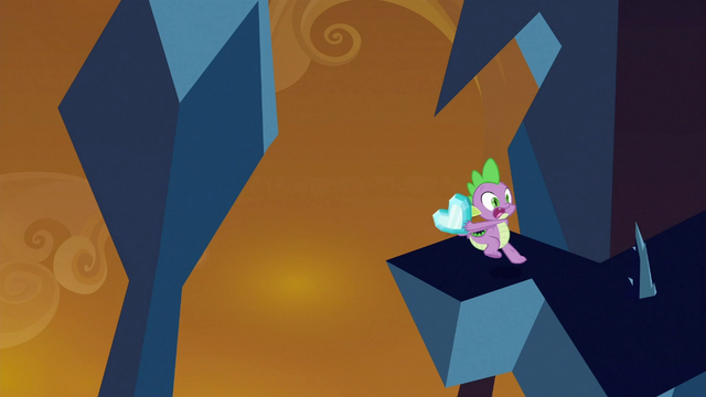 File:Spike running away from crystals S3E2.png
