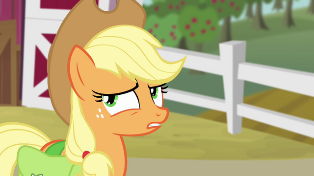 File:Applejack "your teeth are fine" S4E09.png