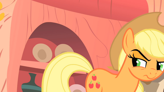 File:Applejack walking away S1E08.png