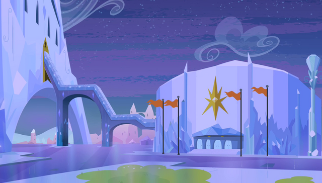 File:Equestria Games stadium exterior at night S4E24.png