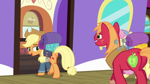 File:Applejack "somepony's in an awful quick hurry" S6E17.png