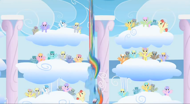 File:Rainbow flying past the audience S1E16.png
