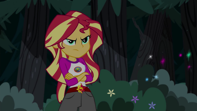 File:Sunset Shimmer still suspicious of Timber Spruce EG4.png