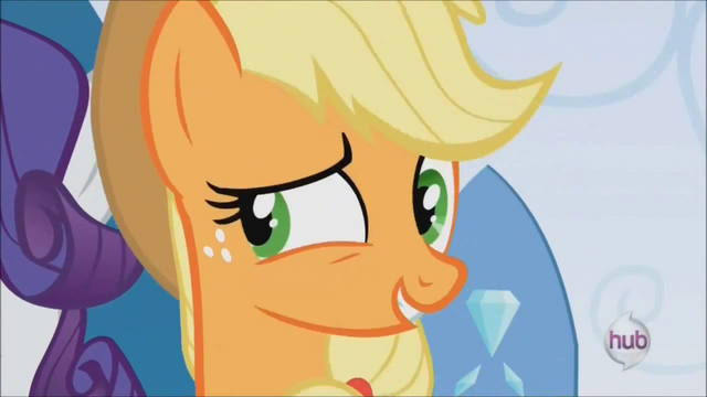 File:Applejack agreeing with Rarity S3E2.png