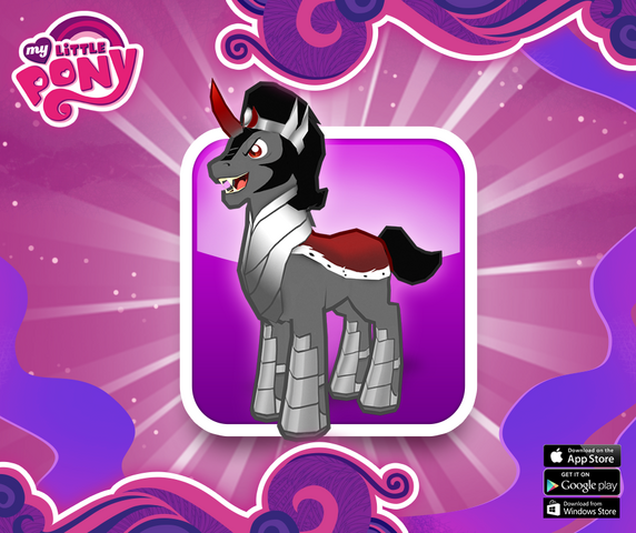 File:King Sombra MLP Mobile Game.png