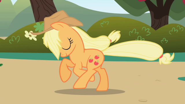 File:Applejack galloping S01E01.png