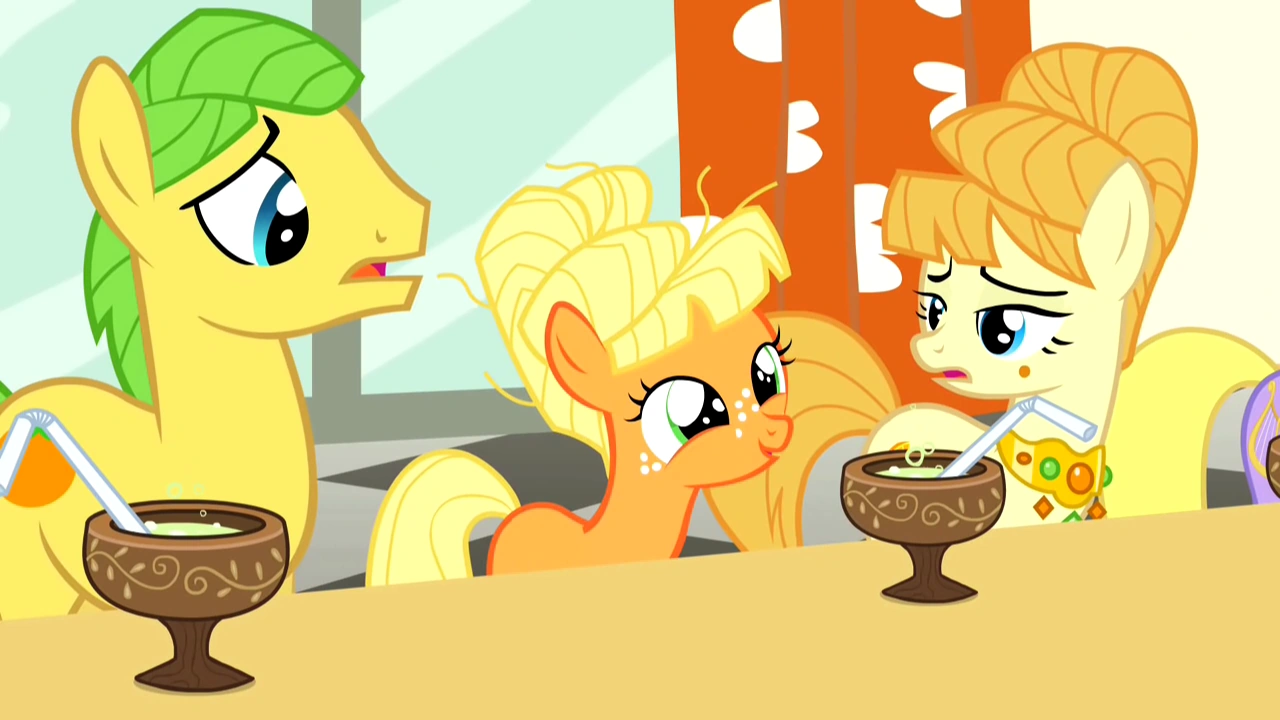 Image Young Applejack brings up roosters S1E23.png My Little Pony