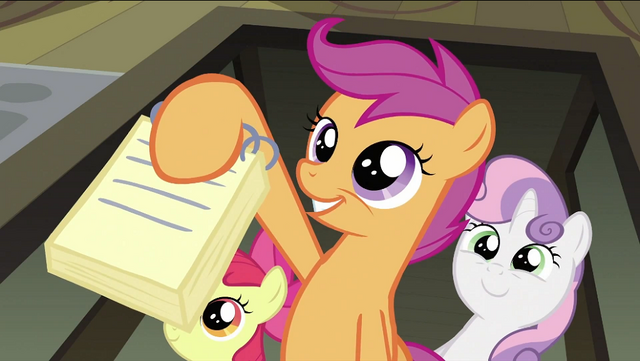 File:Scootaloo showing notebook S2E23.png