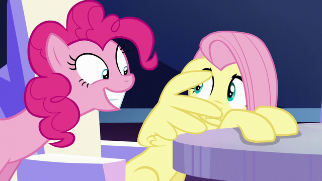 File:Fluttershy cowers away from Pinkie S6E1.png