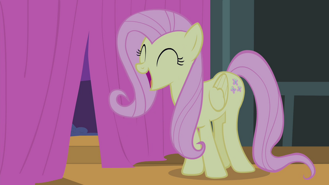 File:Fluttershy sings 'Something's in the air today' S4E14.png