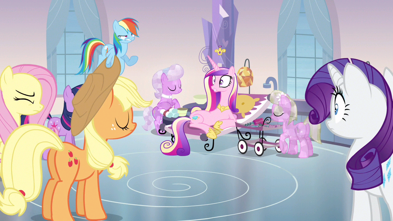 Image Princess Cadance Crown In Air S3e12 Png My