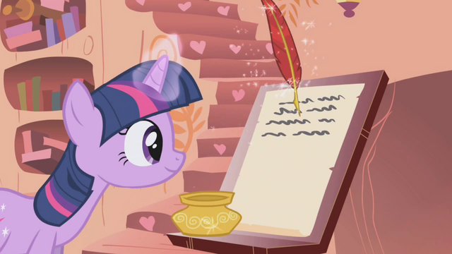 File:Twilight recording her scientific findings S01E05.png